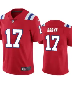 Antonio Brown New England Patriots Nike Vapor Limited Jersey - Red
