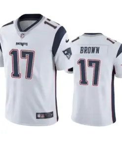 Antonio Brown New England Patriots Nike Vapor Limited Jersey - White
