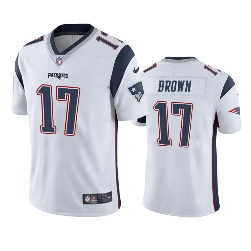 Antonio Brown New England Patriots Nike Vapor Limited Jersey - White