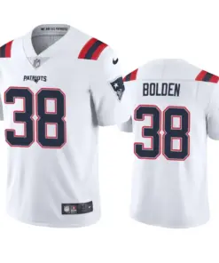 Brandon Bolden New England Patriots Nike 2020 Vapor Limited Jersey - White