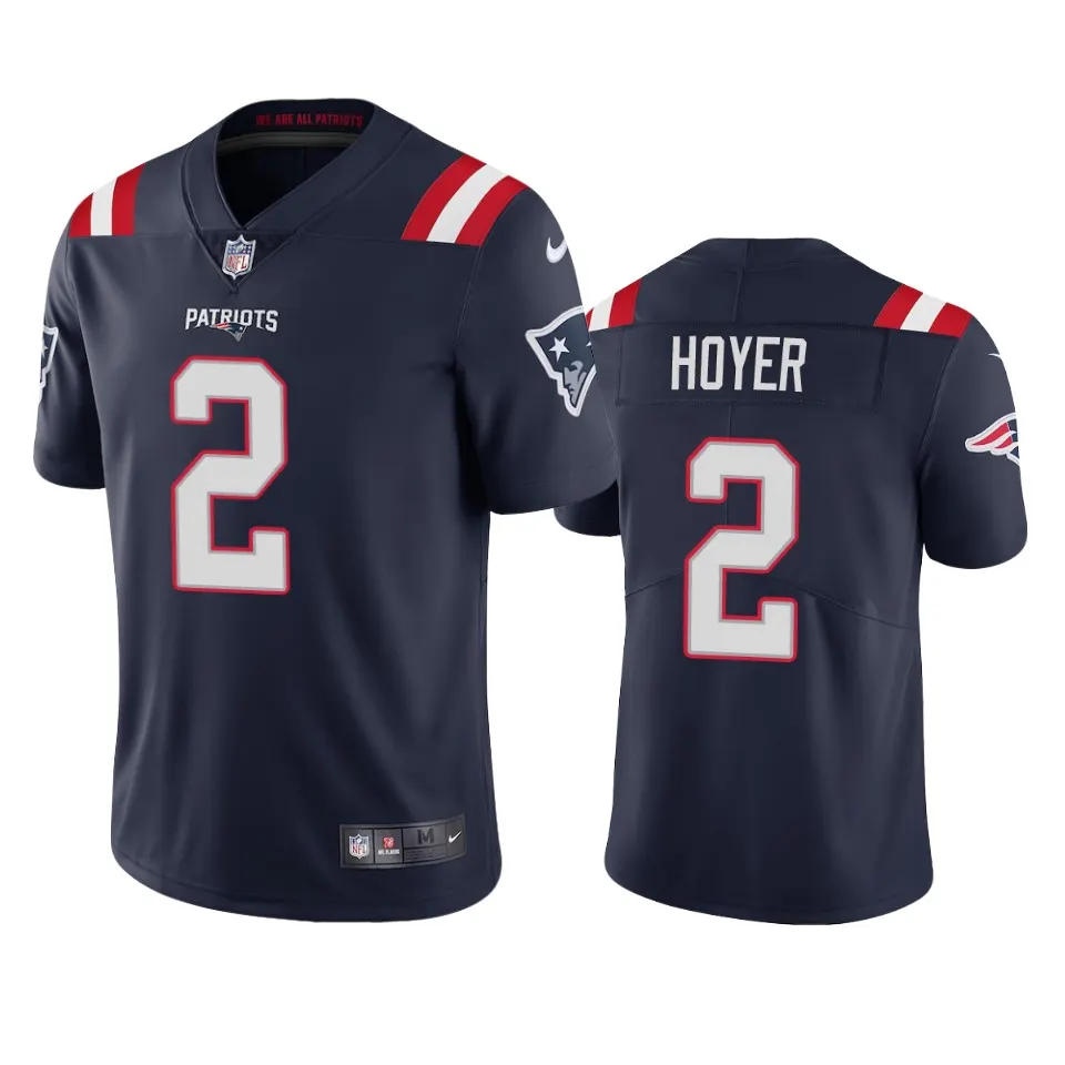 Brian Hoyer New England Patriots Nike 2020 Vapor Limited Jersey - Navy