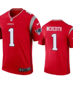 Cameron Meredith New England Patriots Nike Inverted Legend Jersey - Red