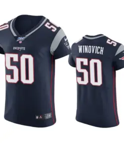 Chase Winovich New England Patriots Nike 100th Season Vapor Elite Jersey - Navy