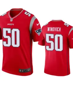 Chase Winovich New England Patriots Nike Inverted Legend Jersey - Red