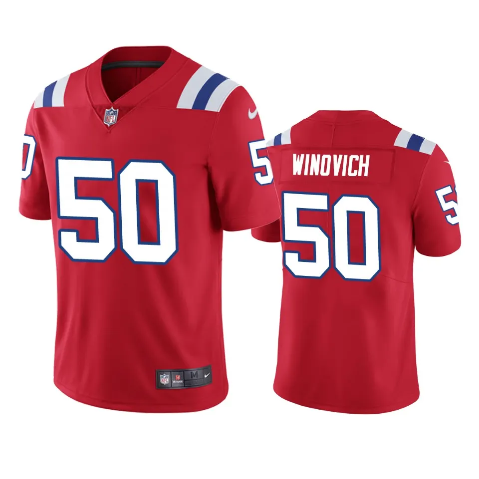 Chase Winovich New England Patriots Nike Vapor Limited Jersey - Red