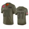 Damien Harris New England Patriots Nike 2019 Salute to Service Limited Jersey - Olive