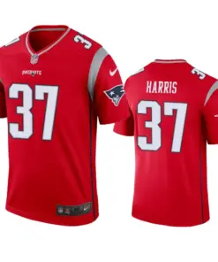 Damien Harris New England Patriots Nike Inverted Legend Jersey - Red