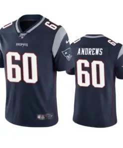 David Andrews New England Patriots Nike 100th Season Vapor Limited Jersey - Navy