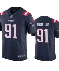 Deatrich Wise Jr. New England Patriots Nike Color Rush Limited Jersey - Navy