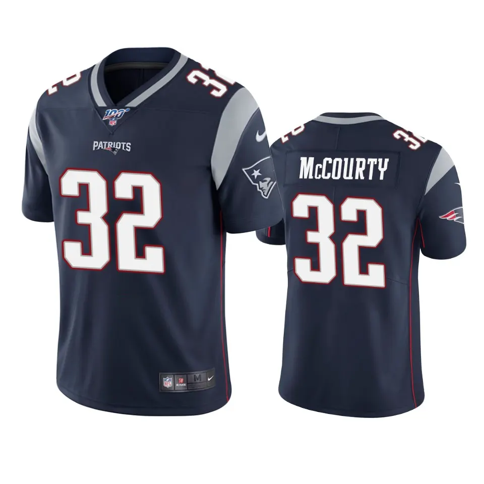 Devin McCourty New England Patriots Nike 100th Season Vapor Limited Jersey - Navy