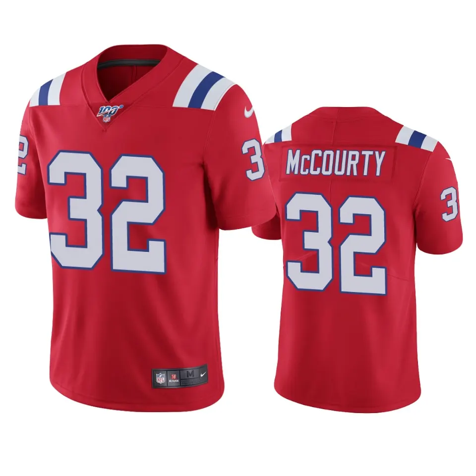 Devin McCourty New England Patriots Nike 100th Season Vapor Limited Jersey - Red