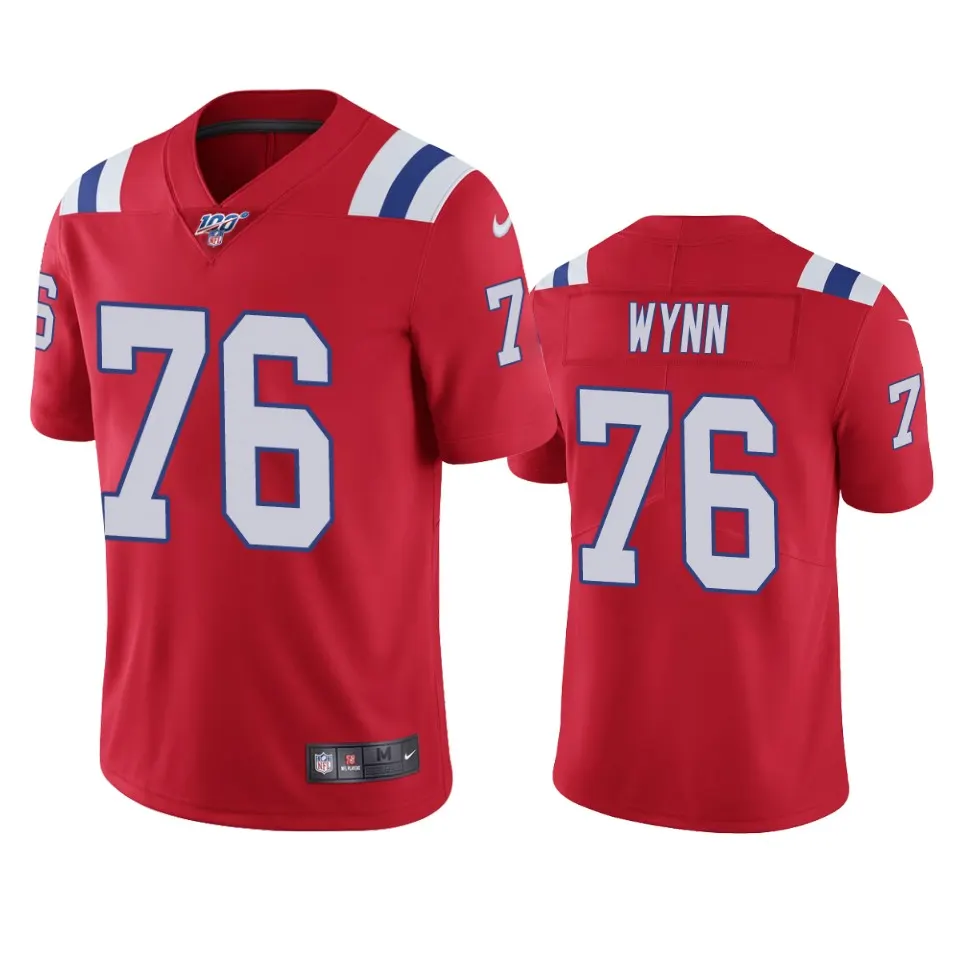 Isaiah Wynn New England Patriots Nike 100th Season Vapor Limited Jersey - Red