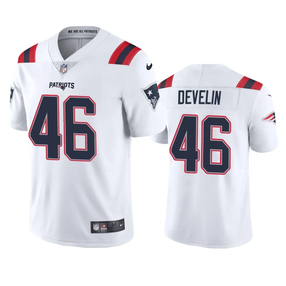James Develin New England Patriots Nike 2020 Vapor Limited Jersey - White