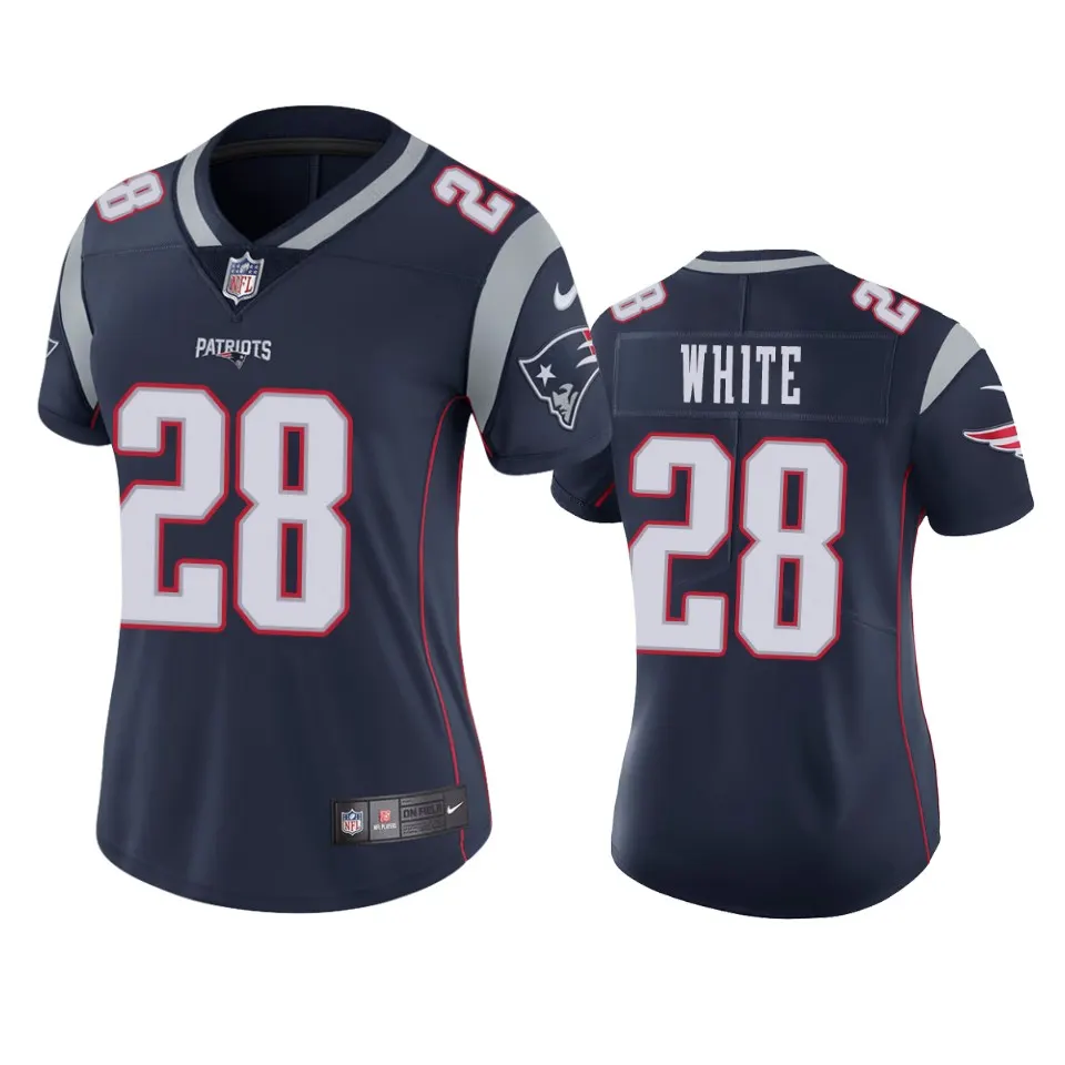 James White New England Patriots Nike Women's Vapor Limited Jersey - Navy