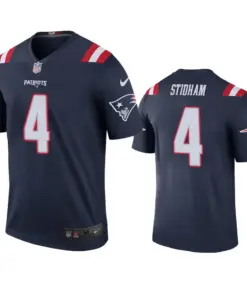 Jarrett Stidham New England Patriots Nike Color Rush Legend Jersey - Navy