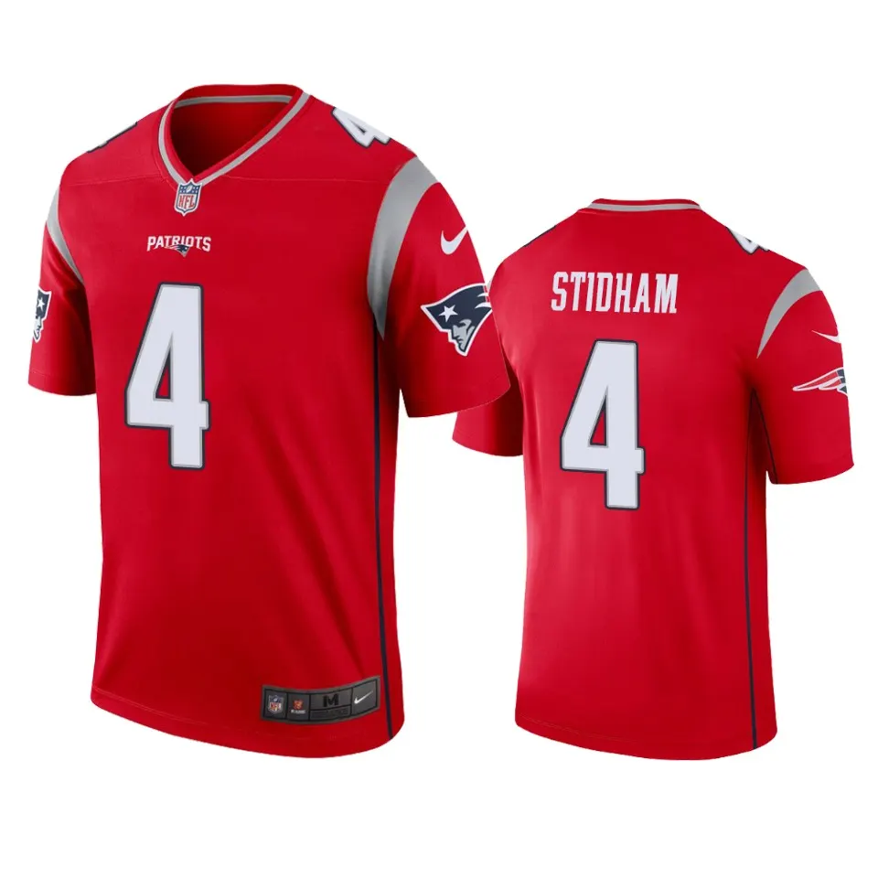 Jarrett Stidham New England Patriots Nike Inverted Legend Jersey - Red