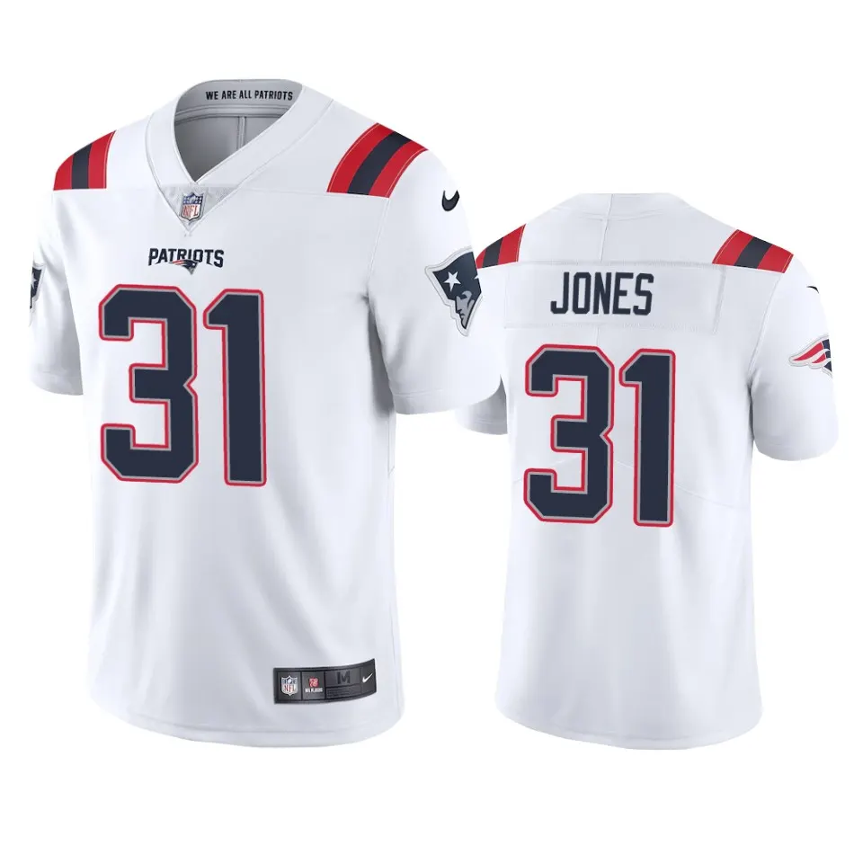 Jonathan Jones New England Patriots Nike 2020 Vapor Limited Jersey - White