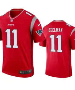 Julian Edelman New England Patriots Nike Inverted Legend Jersey - Red