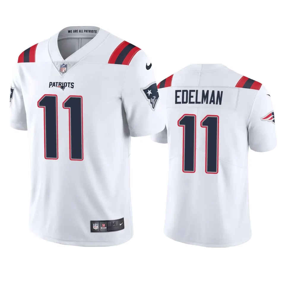 Julian Edelman New England Patriots Nike 2020 Vapor Limited Jersey - White