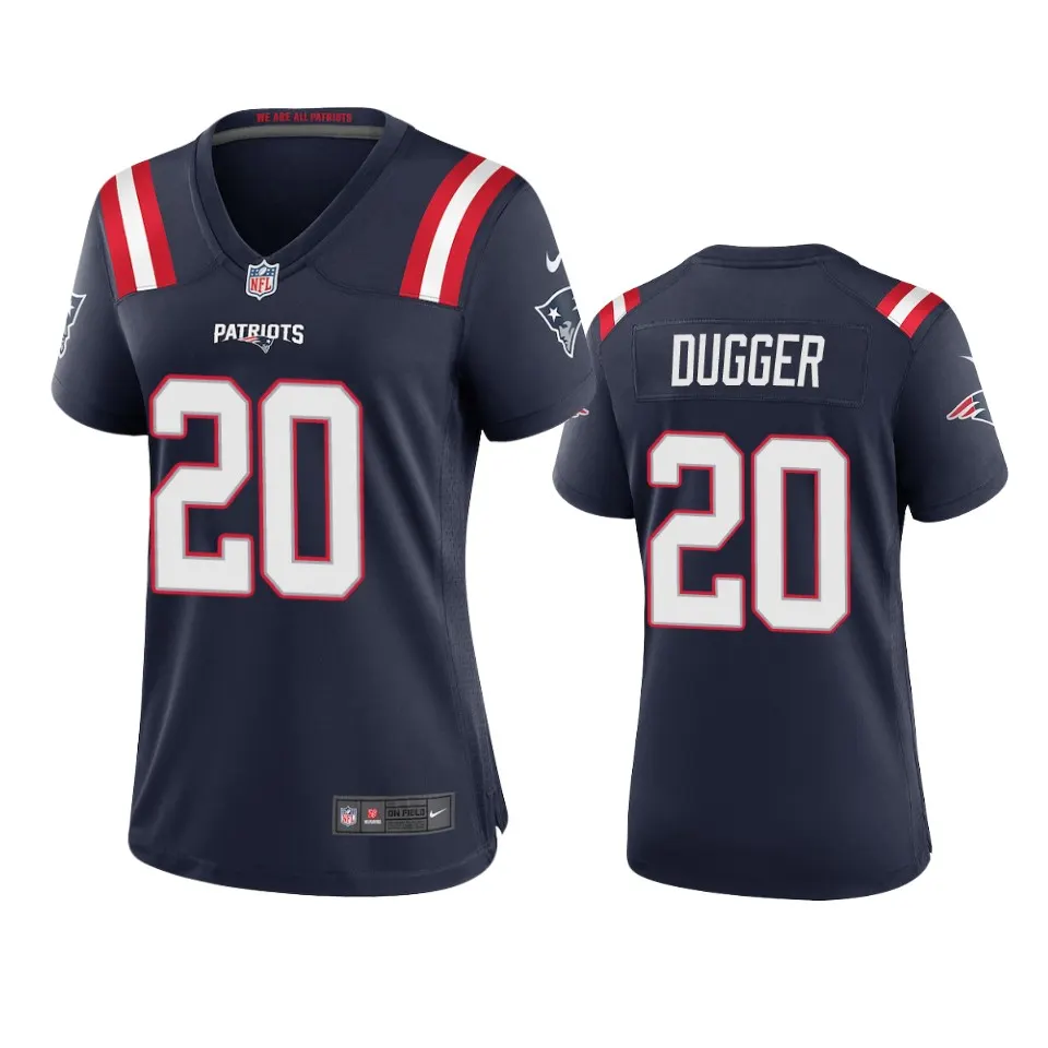 Kyle Dugger New England Patriots Nike 2020 NFL Draft Game Jersey - Navy