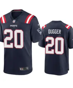 Kyle Dugger New England Patriots Nike 2020 NFL Draft Game Jersey - Navy
