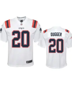 Kyle Dugger New England Patriots Nike 2020 NFL Draft Game Jersey - White