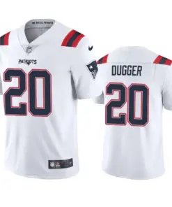 Kyle Dugger New England Patriots Nike 2020 NFL Draft Vapor Limited Jersey - White