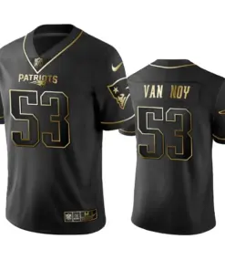 Kyle Van Noy New England Patriots Nike 2019 Golden Edition Vapor Untouchable Limited Jersey - Black