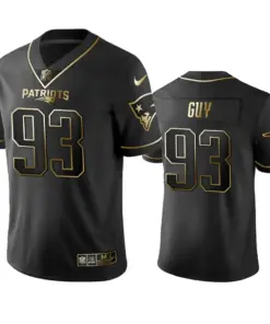 Lawrence Guy New England Patriots Nike 2019 Golden Edition Vapor Untouchable Limited Jersey - Anthracite