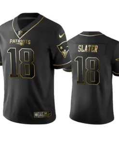 Matthew Slater New England Patriots Nike 2019 Golden Edition Vapor Untouchable Limited Jersey - Anthracite