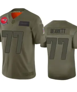 Michael Bennett New England Patriots Nike 2019 Salute to Service Limited Jersey - Olive