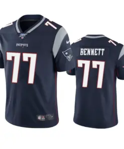 Michael Bennett New England Patriots Nike 100th Season Vapor Limited Jersey - Navy