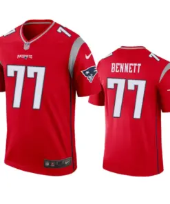 Michael Bennett New England Patriots Nike Inverted Legend Jersey - Red