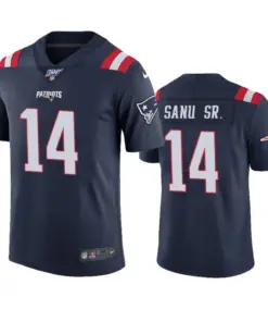 Mohamed Sanu New England Patriots Nike 100th Season Color Rush Limited Jersey - Navy