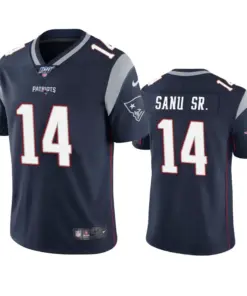 Mohamed Sanu New England Patriots Nike 100th Season Vapor Limited Jersey - Navy