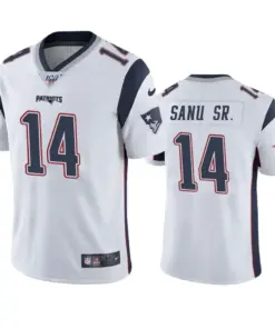 Mohamed Sanu New England Patriots Nike 100th Season Vapor Limited Jersey - White