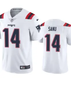 Mohamed Sanu New England Patriots Nike 2020 Vapor Limited Jersey - White