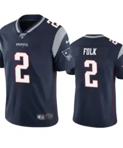 Nick Folk New England Patriots Nike 100th Season Vapor Limited Jersey - Navy