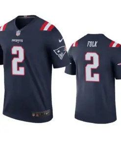 Nick Folk New England Patriots Nike Color Rush Legend Jersey - Navy