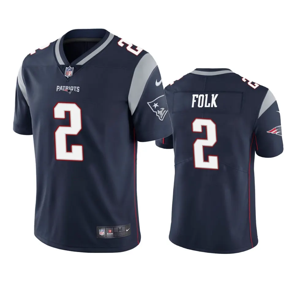 Nick Folk New England Patriots Nike Vapor Limited Jersey - Navy