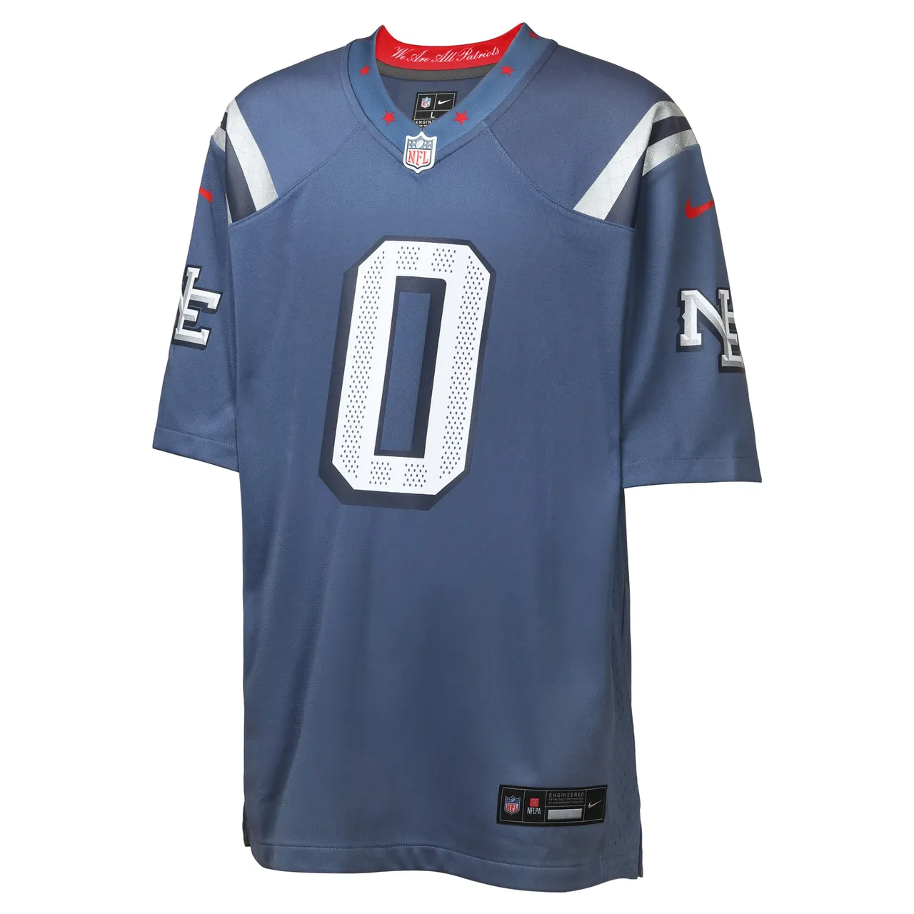 Christian Gonzalez New England Patriots Nike Youth Rivalries Collection Game Jersey - Navy - Christian Gonzalez - Navy - Image 2