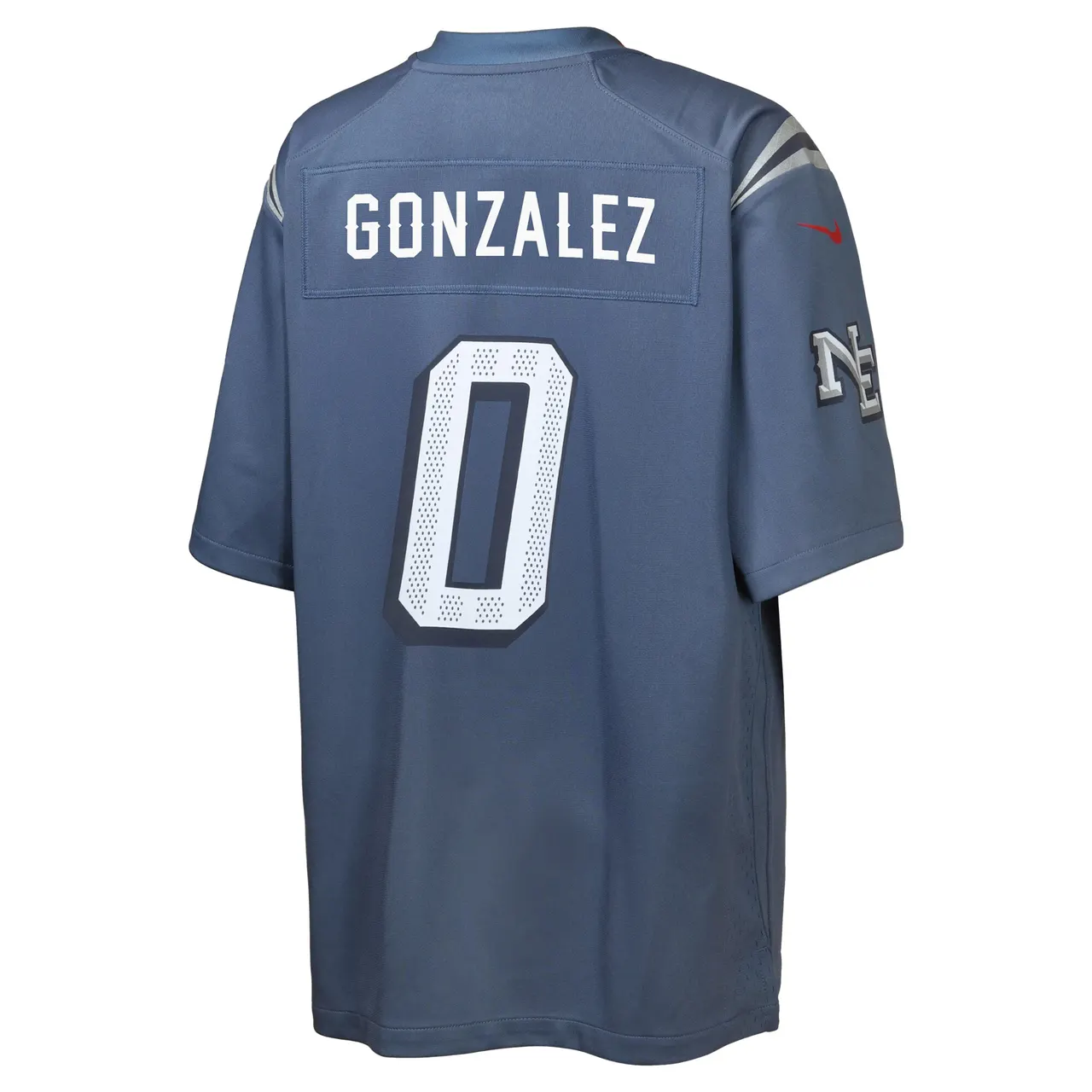 Christian Gonzalez New England Patriots Nike Youth Rivalries Collection Game Jersey - Navy - Christian Gonzalez - Navy - Image 3
