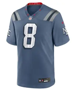 Alternative view of Stefon Diggs New England Patriots Nike Rivalries Collection Game Jersey - Navy - Stefon Diggs Mens - Blue