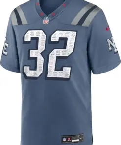 Alternative view of TreVeyon Henderson New England Patriots Nike Rivalries Collection Game Jersey - Navy - TreVeyon Henderson Mens - Blue