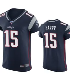 N'Keal Harry New England Patriots Nike 100th Season Vapor Elite Jersey - Navy