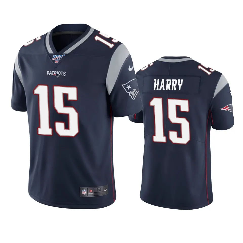 N'Keal Harry New England Patriots Nike 100th Season Vapor Limited Jersey - Navy
