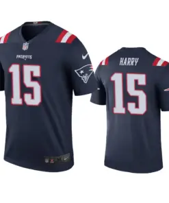 N'Keal Harry New England Patriots Nike Color Rush Legend Jersey - Navy