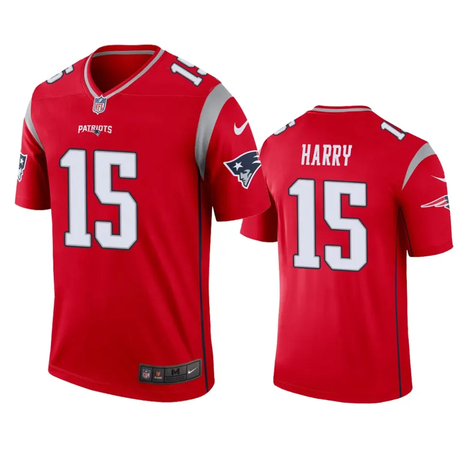 N'Keal Harry New England Patriots Nike Inverted Legend Jersey - Red