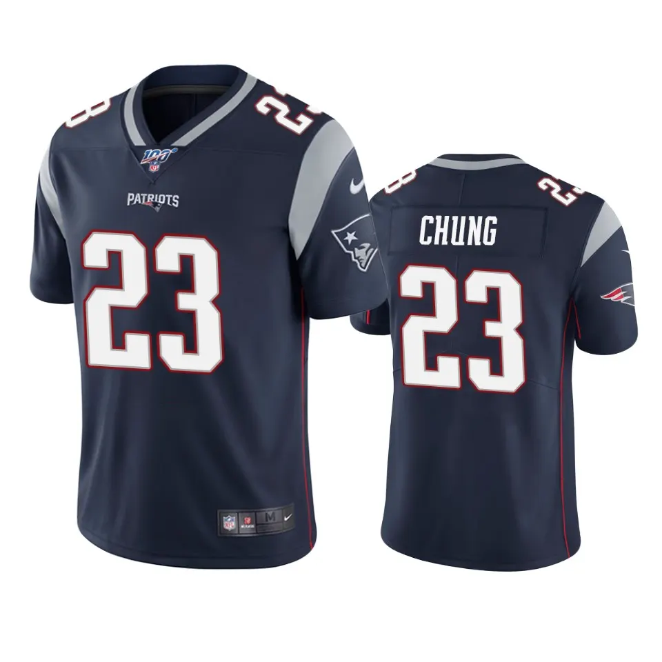 Patrick Chung New England Patriots Nike 100th Season Vapor Limited Jersey - Navy