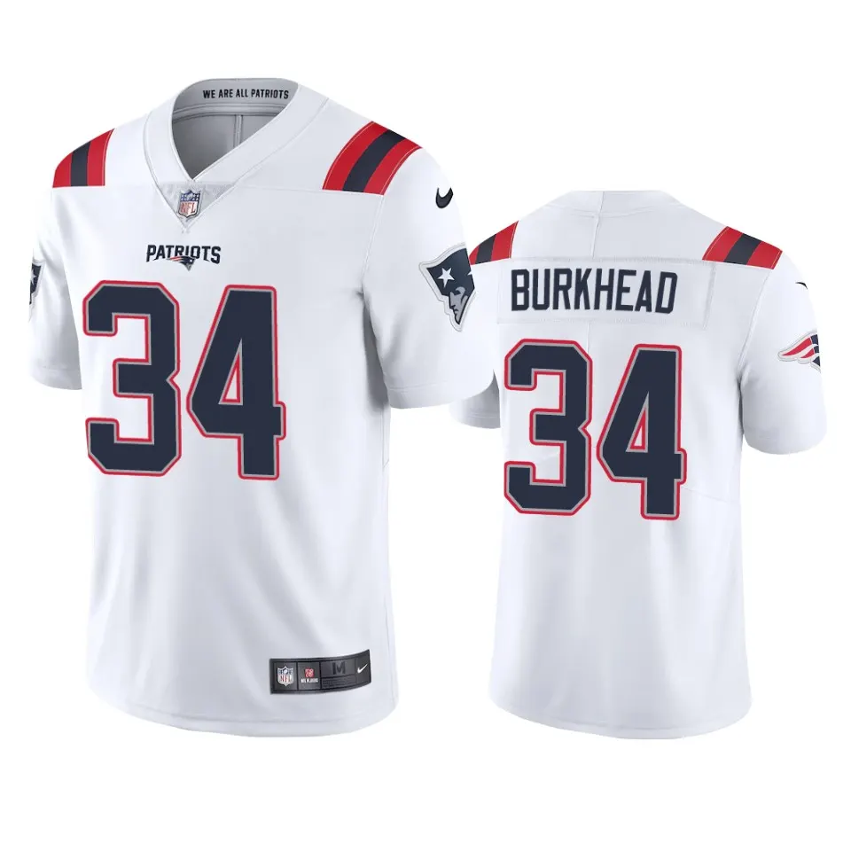 Rex Burkhead New England Patriots Nike 2020 Vapor Limited Jersey - White